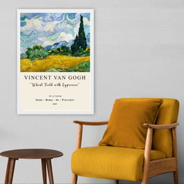 Wallity Cuadro Decorativo Enmarcado Multicolor 35 x 45 cm